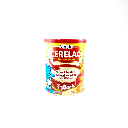 Cerelac Mixed Fruit & Wheat 400g - Red - Break Stop