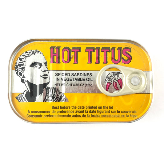 Hot Titus Sardines in Vegetable Oil - Break Stop