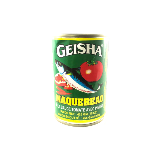 Geisha Mackerel in Tomato Sauce with Chili 15oz - Break Stop