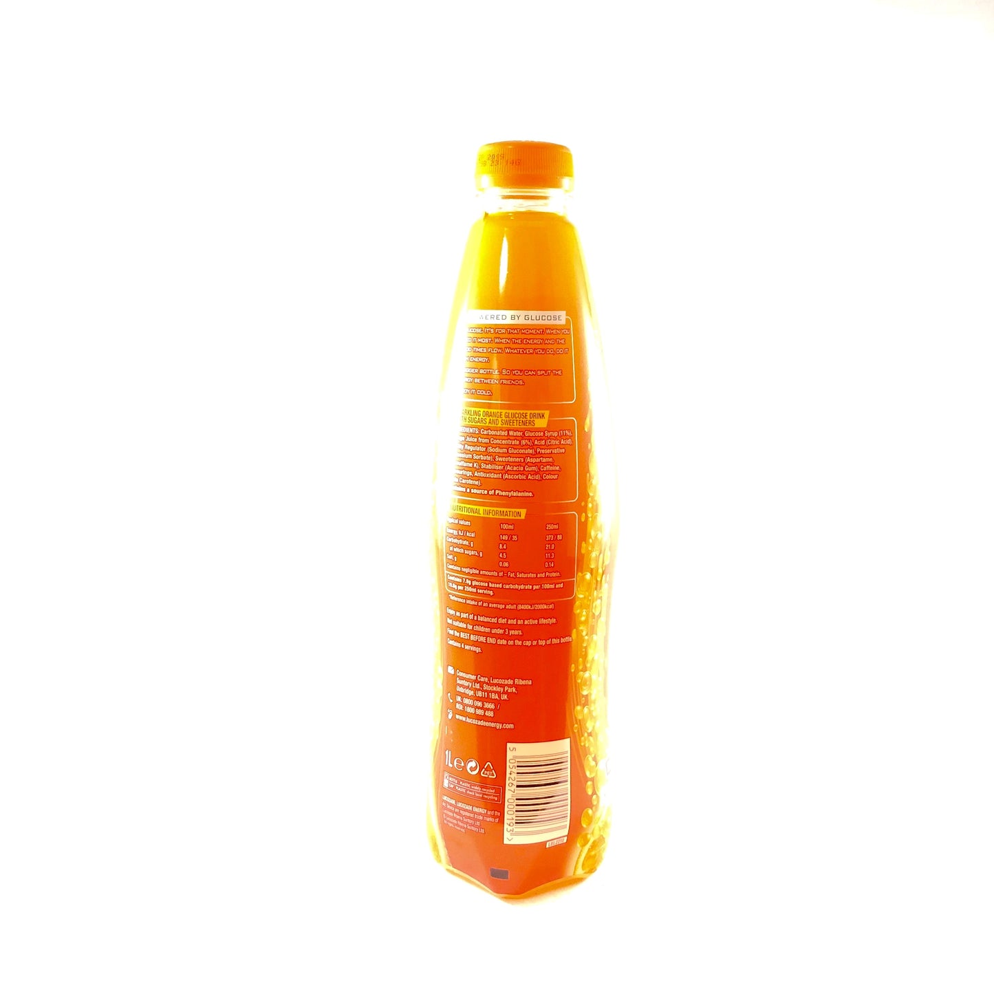 Lucozade Energy Orange Drink - Break Stop