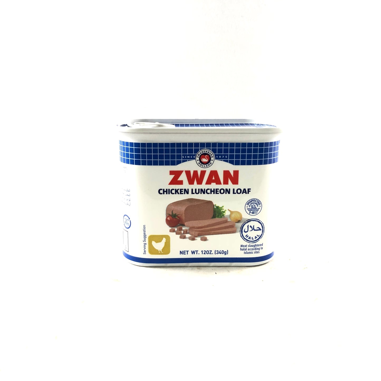 Zwan Chicken Luncheon Loaf 12oz x 5 Cans - Break Stop