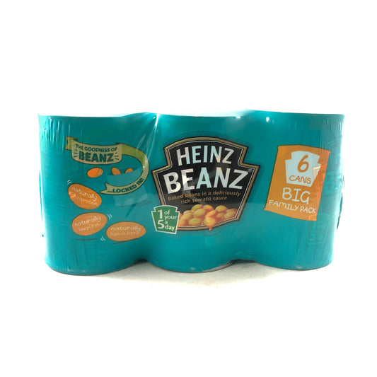 Heinz Baked Beans with Tomato Sauce 390g - 6 Cans - Break Stop